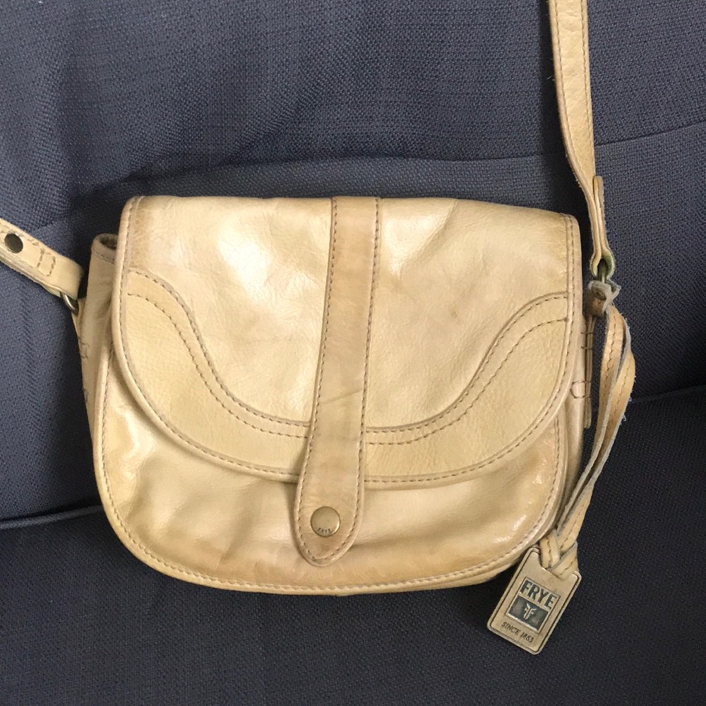 Yellow Crossbody Frye Purse